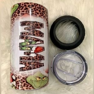 *MAMA* grinch design1 (Also have a matching 20oz tumbler ready in same design)